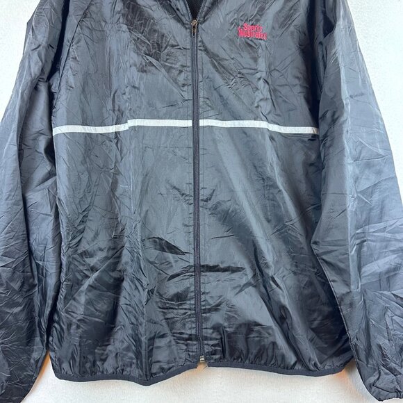 Vintage Sports Illustrated Windbreaker Men XL Zip Bomber Sporty Active Retro Y2K - Picture 3 of 11